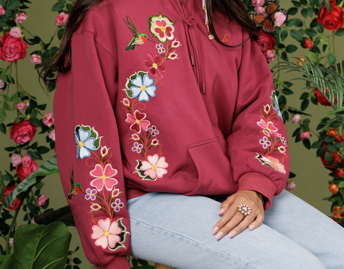 PREORDER Hot Pink Nenookaasi Zip-Up