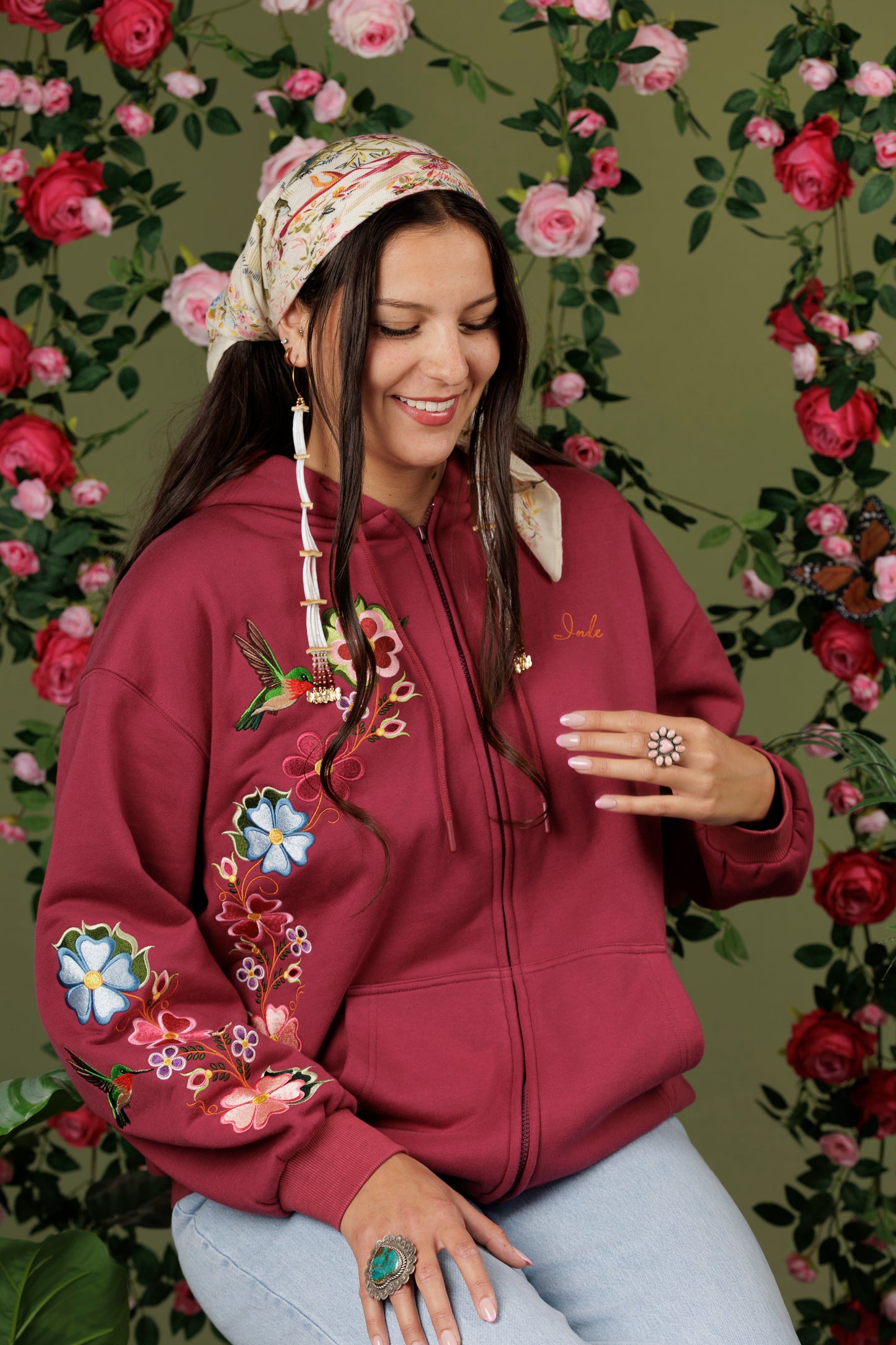 PREORDER Hot Pink Nenookaasi Zip-Up