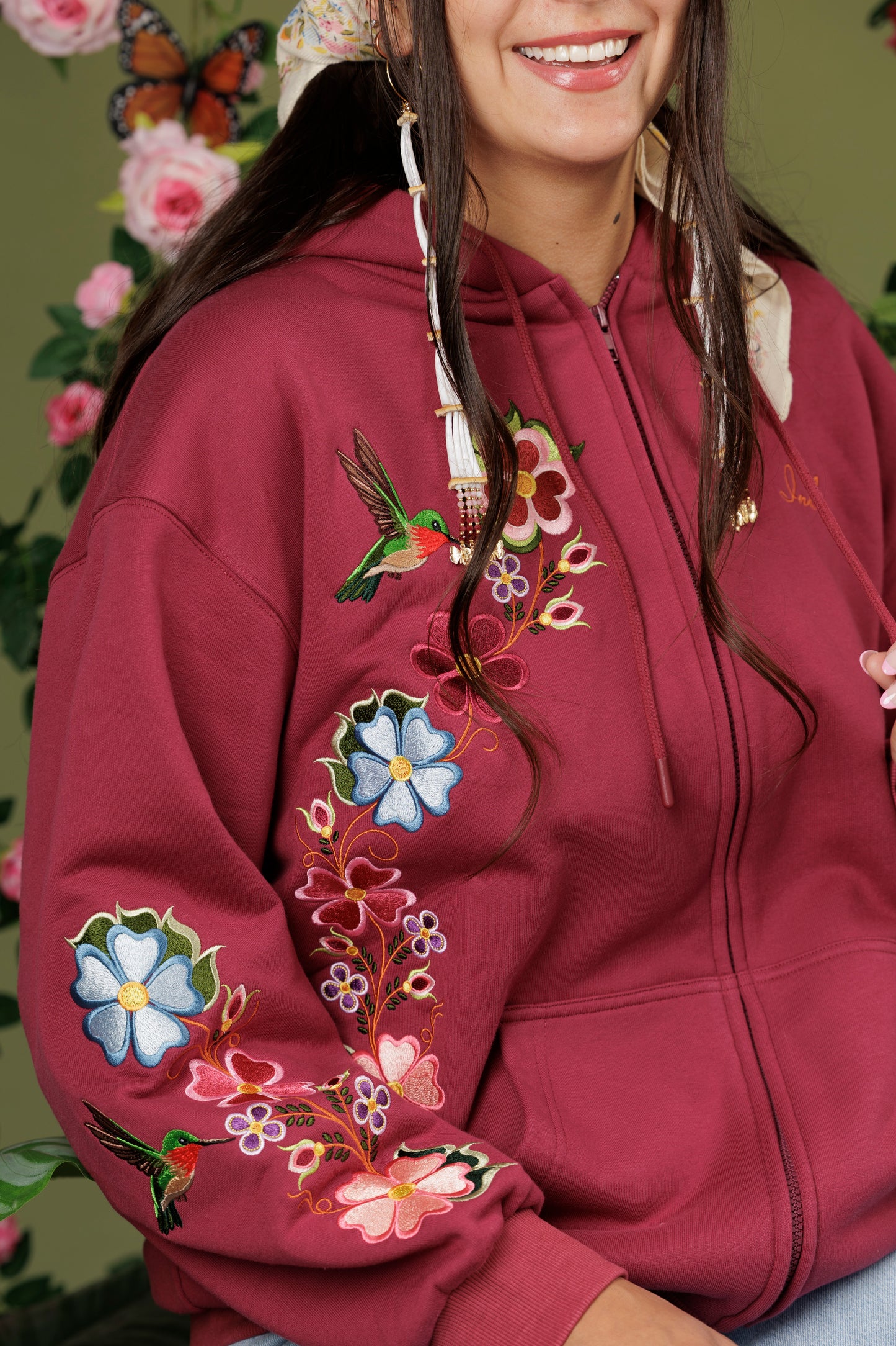 PREORDER Hot Pink Nenookaasi Zip-Up
