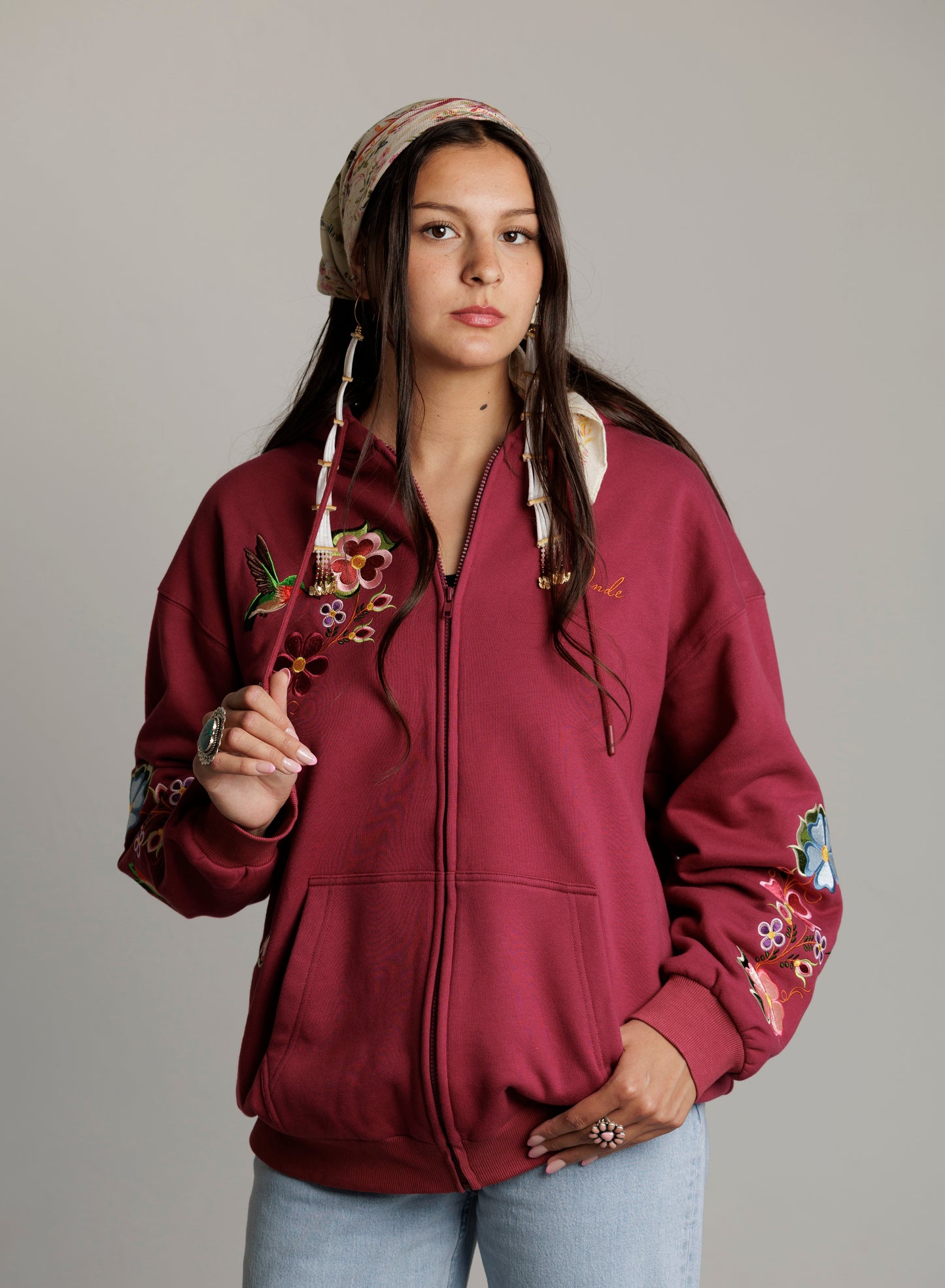 PREORDER Hot Pink Nenookaasi Zip-Up